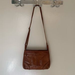 Brown Leather Crossbody Purse
